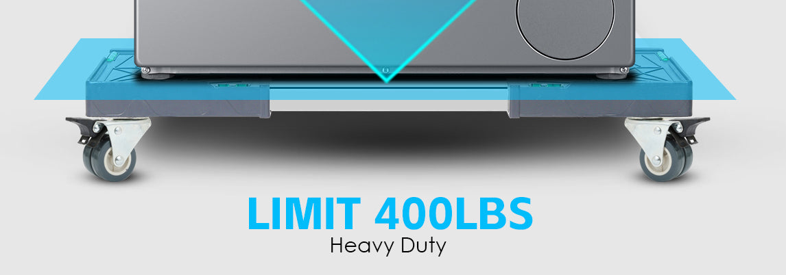 50.8L x 50.8W x 10.9H, These wheels also feature a dual-locking mechanism for easy positioning and stability, Wheels Mini Fridge Stand Adjustable Furniture Mover