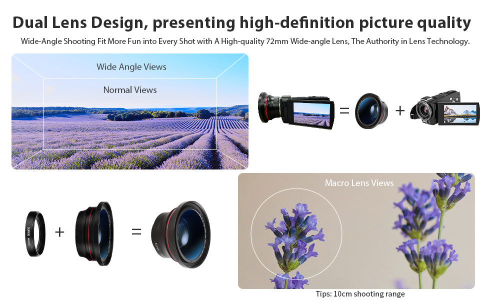 Video Camera 4K AX60 UHD Camcorder with 12x Optical Zoom 3.5