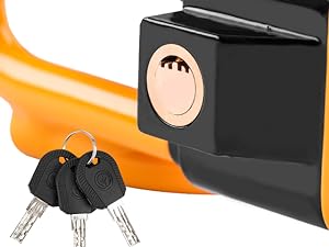 Anti-Theft Car Device, Great Deterrent Adjustable Car Wheel Lock Anti Theft for Vehicle