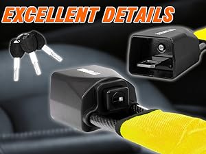 Anti Theft Car Device Car Lock Car Theft Prevention with 3 Keys for Car Security Fit Most Vehicles