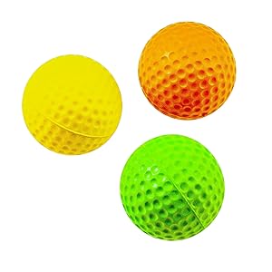 48 Mixed Foam Balls in bag simulates the flight of a real golf ball. Golf JR416 Gifts and Gallery Incorporated Golf Practice Balls