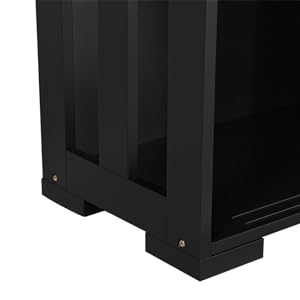 cabinet is a height-adjustable storage shelf. With such a shelf, you can manage to make the top storage space high within a range from 22cm/8.7