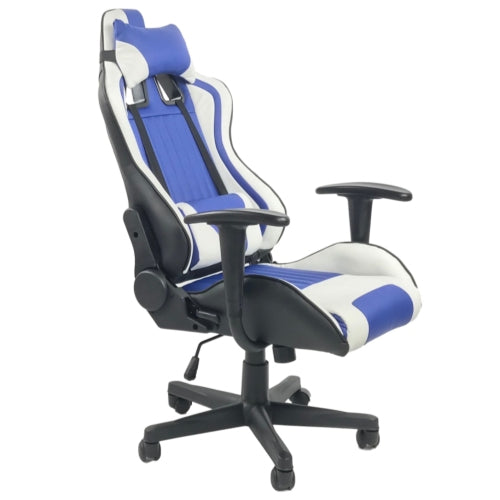Gaming Chair, Backrest and Seat Height Adjustable Swivel Recliner Racing Office Computer Ergonomic Video Game Chair with Headrest Lumbar Support