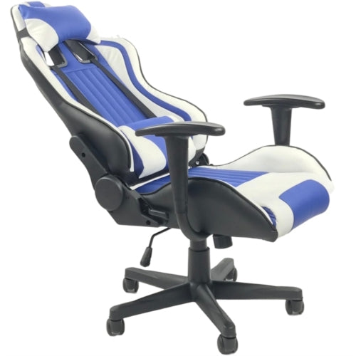 Gaming Chair, Backrest and Seat Height Adjustable Swivel Recliner Racing Office Computer Ergonomic Video Game Chair with Headrest Lumbar Support