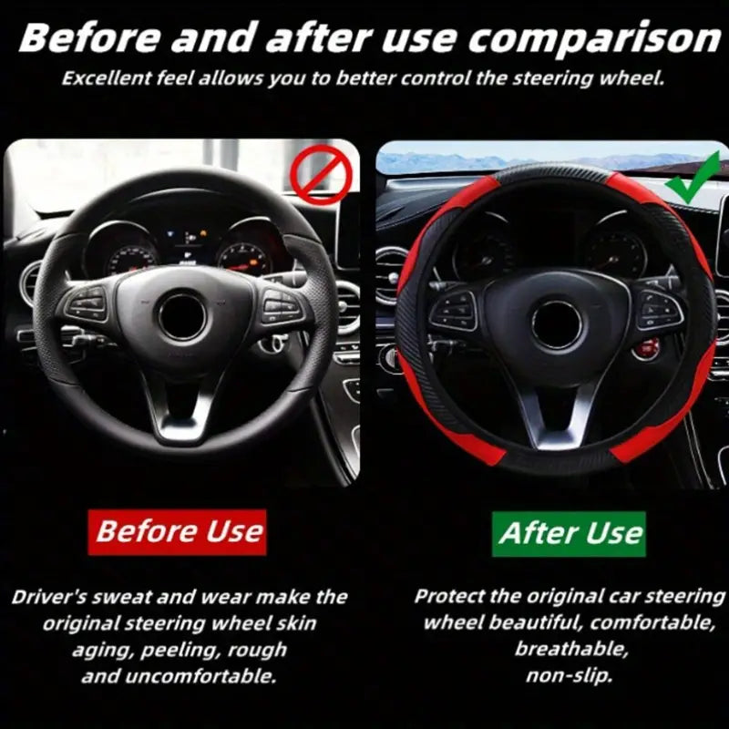 Car Interior Accessory Set 6pcs PU Leather