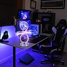 Lamp for Bedroom Music Sync Color Changing Desk Lamp Lights with Remote and App Control Dimmable Bedside Lamp