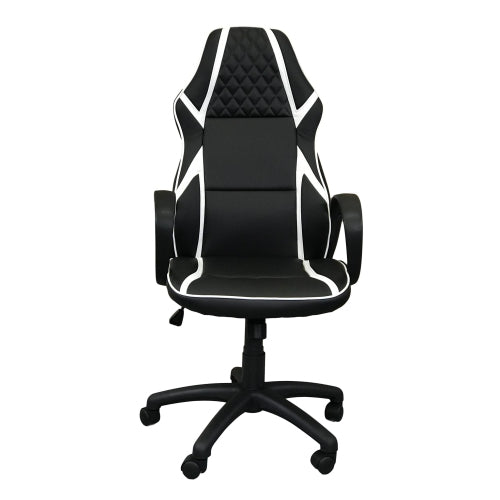leather E-Sports Chair, Household High Back with Footrest Recliners Chair Lifting Armchair