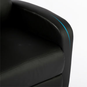 Sturdy & Stable Support  Heavy-Duty steel reinforced backrest and frame offers solid stability as you recline and supports up to 300 pounds.Single Modern Sofa Home Theater Seating for Living Room