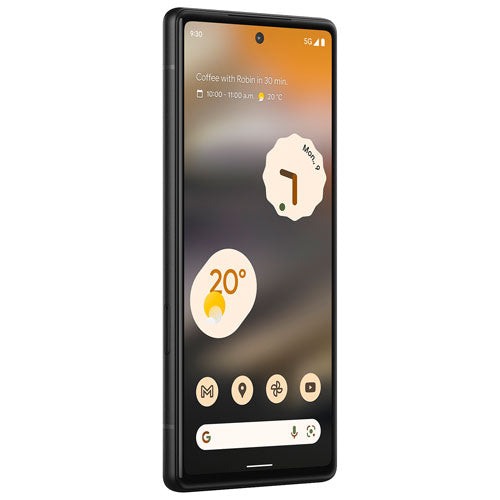 Google Pixel 6a 5G 128GB Canadian Model Unlocked- Charcoal (Renewed)