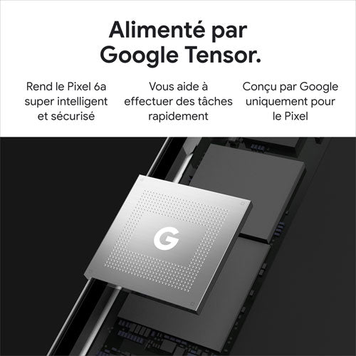 Google Pixel 6a 5G 128GB Canadian Model Unlocked- Charcoal (Renewed)