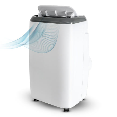 It cools the air down to 61 degrees Fahrenheit , dehumidifies up to 60 pints every 24 hours, and circulates air with 3 fan settings to stand up to summer heat in rooms up to 150 sq, Portable Air Conditioner with Remote Control, White