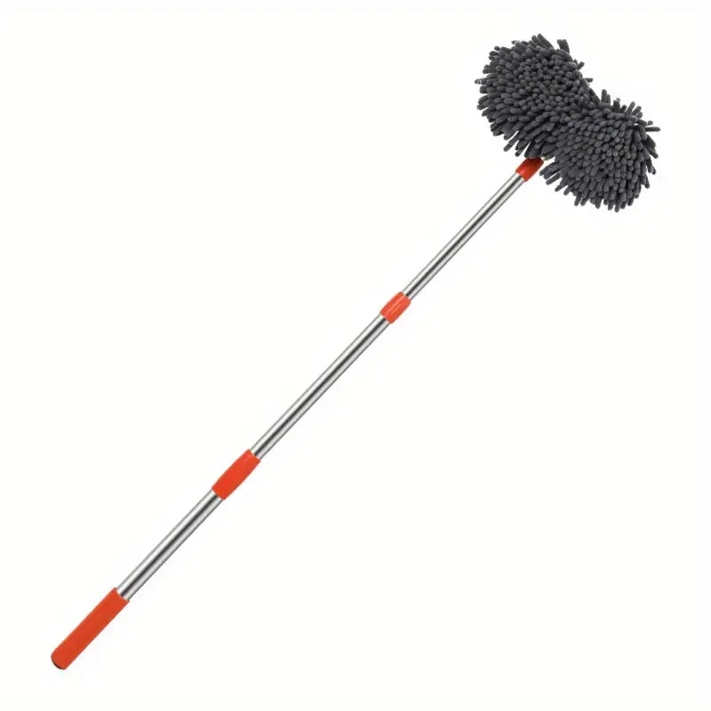 Car Cleaning Supplies Kit, Duster Washing Car Tools, Double Brush Head Mop