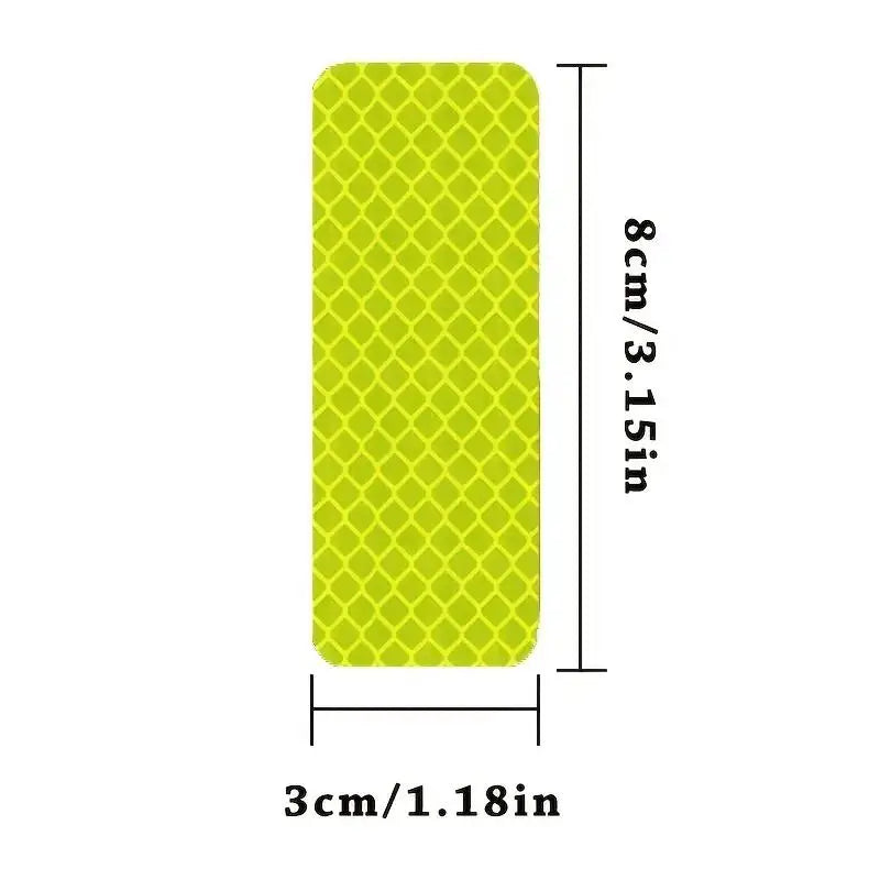 Tire Anti-collision Adhesive Strips, Creative Motorcycle Bike Stickers-Car Wheel Hub Reflective Stickers,-10/20pcs