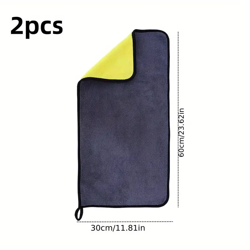 Car Microfiber Drying Towel, Absorbent Car Wash Towels/Rags - Towels For Cars