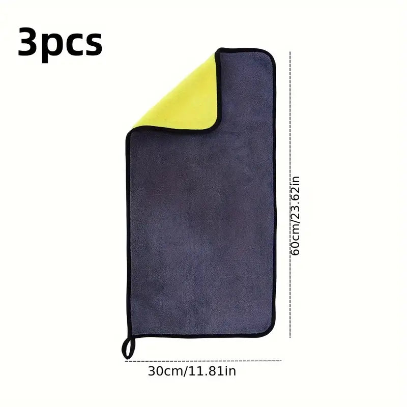 Car Microfiber Drying Towel, Absorbent Car Wash Towels/Rags - Towels For Cars