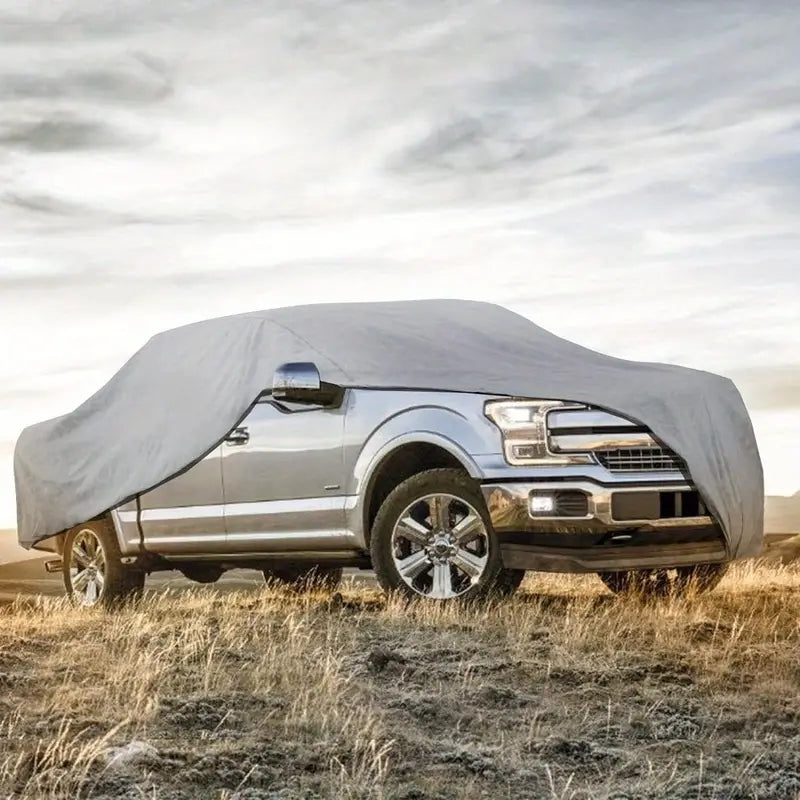 All-Weather Car Cover With Sun Protection And Rainproof For Pickup Trucks, 209-239 Inch Car Length