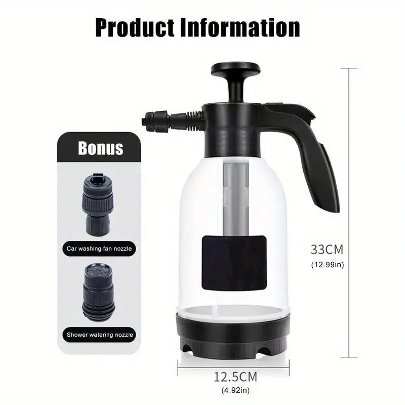 Car Cleaning Tools Gardening Spray Bottle Air Pump Watering Can,  Air Pressure Sprayer Plastic Disinfection Water Bottle