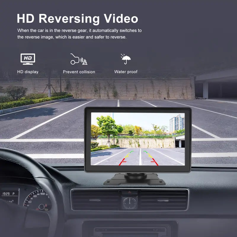 Touchscreen Universal Car Multimedia Player - Wireless CarPlay, Android Auto, MirrorLink, FM, USB/AUX/TF For Enhanced Driving Experience