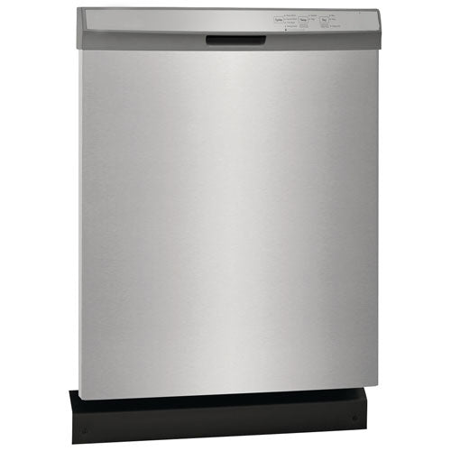 It's equipped with three spray arms to thoroughly soak your dishes from every angle, Visual cue signals when to refill the rinse aid. 54dB Built-In Dishwasher