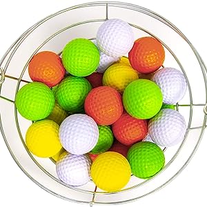 48 Mixed Foam Balls in bag simulates the flight of a real golf ball. Golf JR416 Gifts and Gallery Incorporated Golf Practice Balls