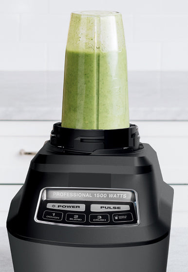 Pitcher is great for making large batches for the whole family. 64 oz. max liquid capacity,  Blender and Food Processor 1200W