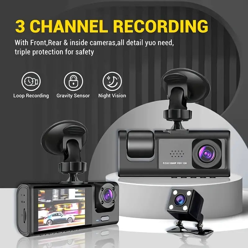 2 Inch IPS Screen, G Sensor, Night Vision- Enhance Your Driving Safety And Security Night Vision, Loop Recording