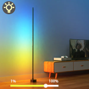 Smart Corner Lamp, voice Control, 1600w+ color, music mode, DIY mode customized at will, brightness adjustment and so on