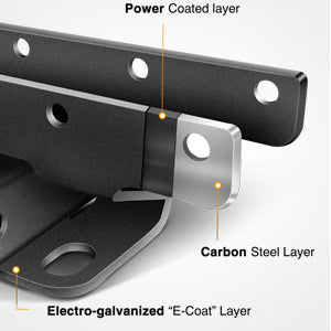 Hitch Receiver Kit, Compatible for 2007-2018 Jeep Wrangler-61A 2