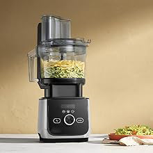 The Self-Cleaning program . Just add warm water and a drop of dish soap,  Digital Timer removes the guesswork with recipes you process manually, Professional Blender