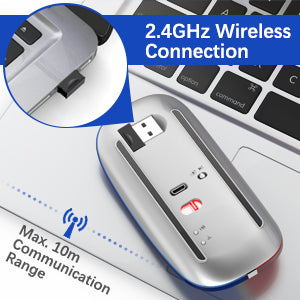Wireless Mouse,  with USB Receiver for  PC, Laptop, Computer,Desktop