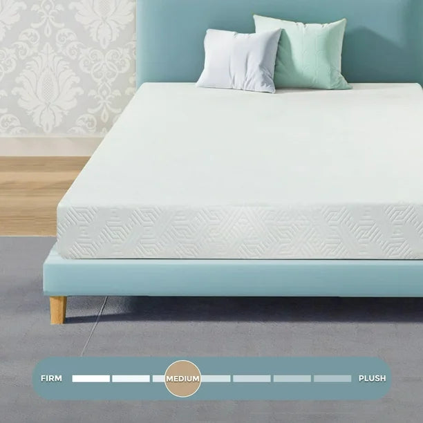 Gel Memory Foam with Cool Sleep Supportive & Pressure Relief, Medium Firm Mattress in a Box, CertiPUR-US® Certified Foam, Queen Mattress