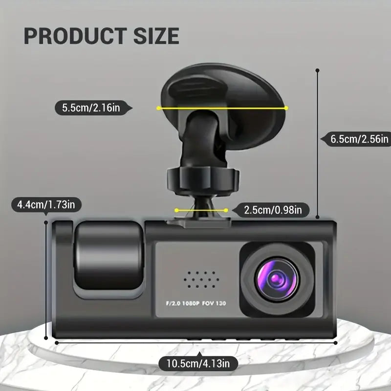 2 Inch IPS Screen, G Sensor, Night Vision- Enhance Your Driving Safety And Security Night Vision, Loop Recording