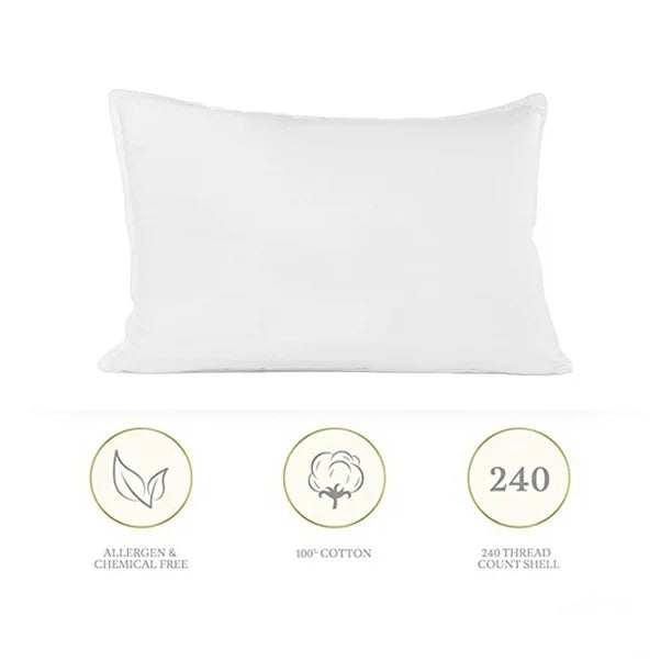 Back, And Stomach Sleepers, Slow Rebounds Pillow (19.7×11.8×2.7in, White)