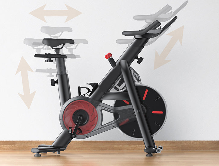 Exercise Bike Stationary Bike Indoor Cycling Bike With Bluetooth Magnetic Belt Drive Ultra-Silent Exercise Bikes for Home LCD Monitor iPad Holder
