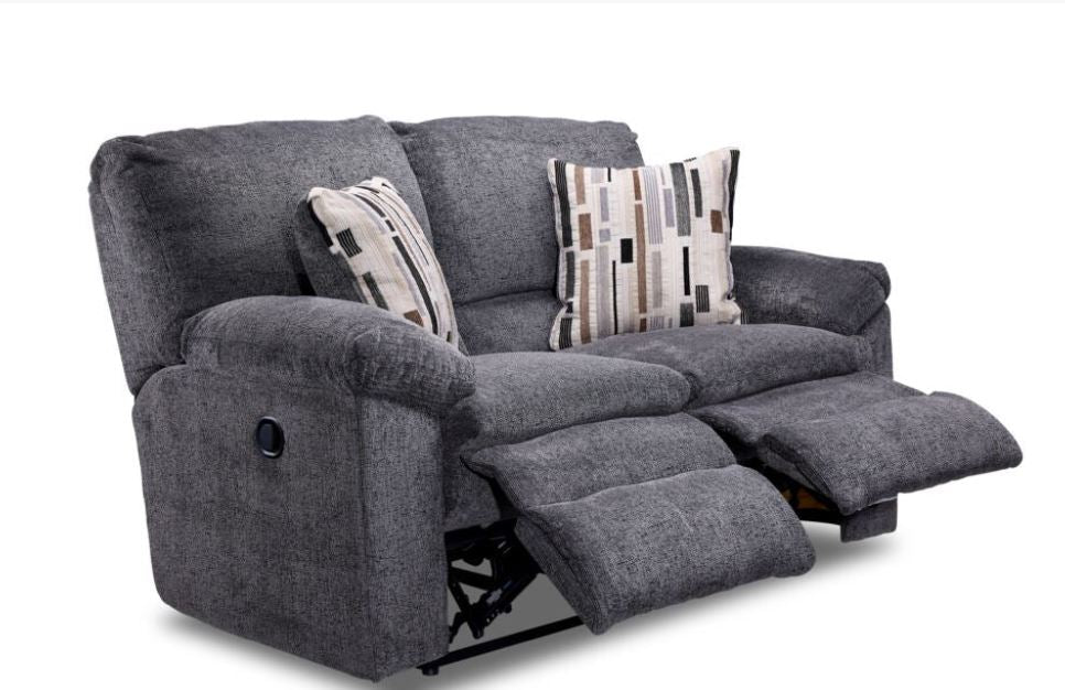 binger Chenille Loveseat with 2 Accent Pillows,