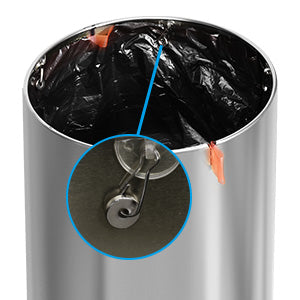 Smart trash can are made of Stainless Steel materials, waterproof durable and easy to clean. A variety of intelligent sensing methods, more convenient.
