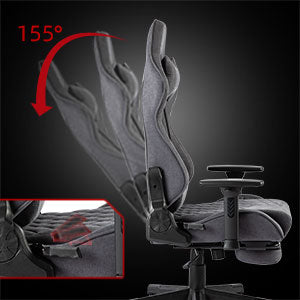 Gaming Chair with Massager Lumbar Support and Retractible Footrest, High Back Ergonomic Racing Style Computer Leather Executive Office Swivel Chairs Adjustable Armrests and Backrest