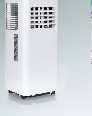 stand up air conditioner portable AC unit features push-button control panel w/ led display & comes w/ a remote control so you can easily adjust the mode, Portable Air Conditioner- AC Unit