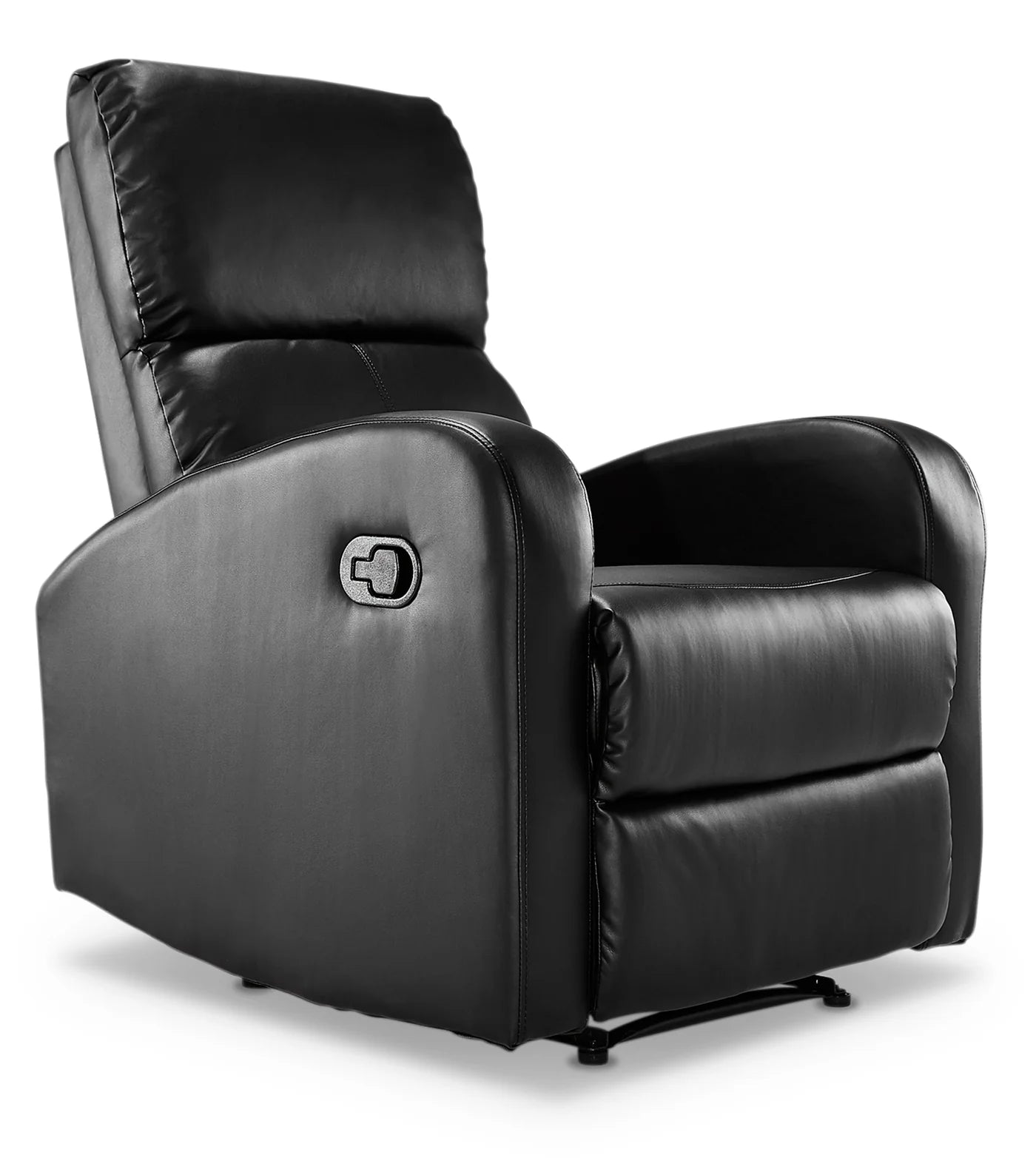 , the no-gap reclining makes sure you're spoiled with relaxing comfort. Recliner - Black