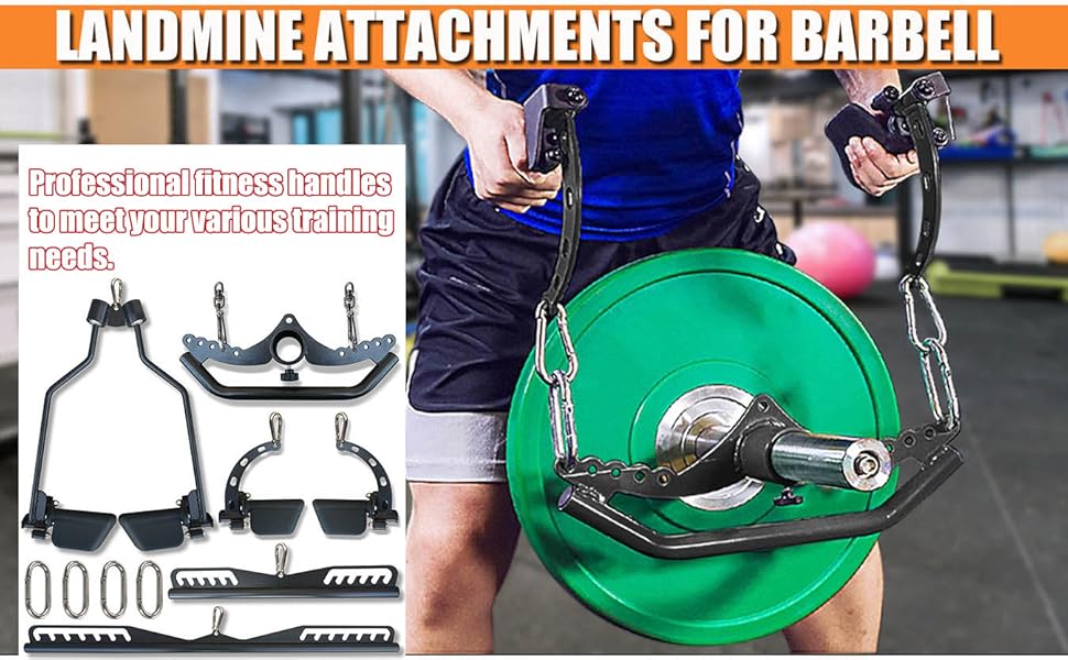 cable machine accessories, you can train your muscles from multiple angles. The ergonomic paddle grip is perfect for upper back and chest workout.