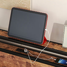 Headboard/USB Charging Station Queen Bed Frame with Wooden Headboard,Metal Platform Bed Frames with Strong Slat Support,No Box Spring Needed