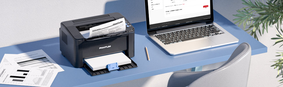 Laser Printer Only Connect with USB White Monochrome Printing