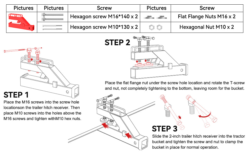 bucket clamps are widely used for a variety of vehicles with standard 2
