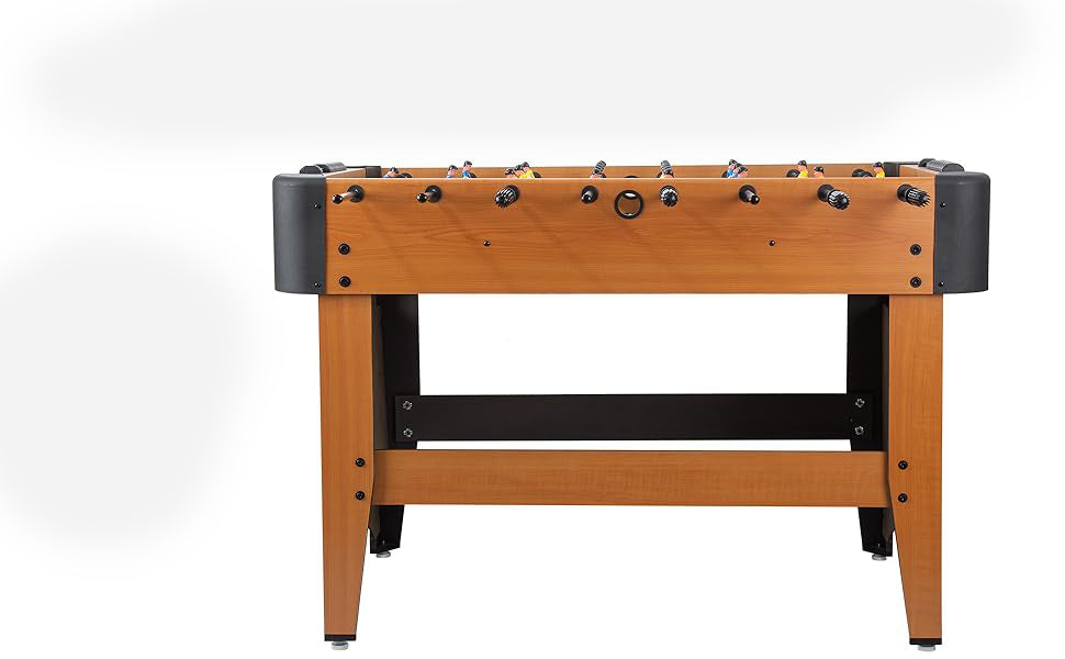 18 kg-  Durable Construction Football Table, Ergonomic Soccer Table Handles, Slide Scoring Mounted On Each End of Foosball Table Top - Soccer Tabletop Standard Size Tabletops with Features