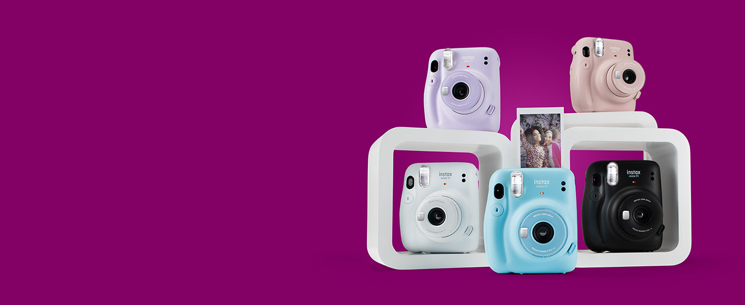 Fujifilm Instax Mini 11 Instant Camera - Blush Pink, 4.8