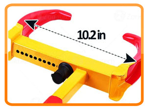 Anti- Theft Protective Vehicle Wheel Clamp for Car