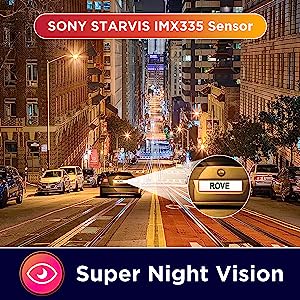 SONY STARVIS IMX 335 Sensor, Custom Voice Alerts & Guidance, Supports up to 512 GB Micro SD Card Crystal Clear Day & Night Recording.