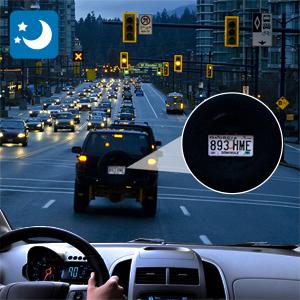 1080P Superior Night Vision Dash Camera: 6 unique infrared LED fill lights allows the dash cam to perform optimally in low light situations.