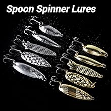 all accessories including fishing lures, hooks, Jig Head, Weights Sinker, Tackle Box and More Fishing Gear Lures Kit Set,