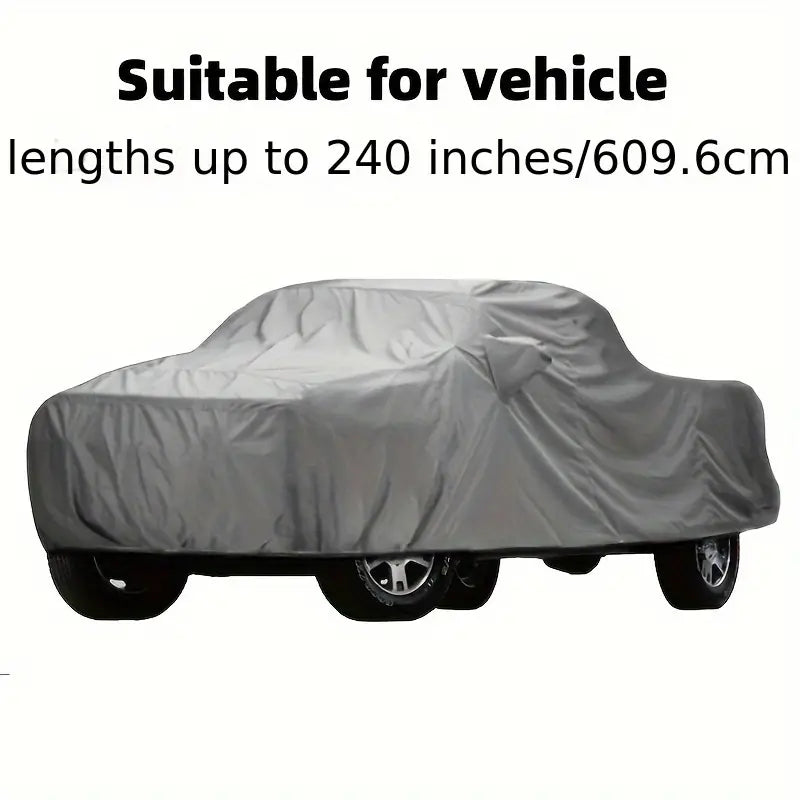 All-Weather Car Cover With Sun Protection And Rainproof For Pickup Trucks, 209-239 Inch Car Length